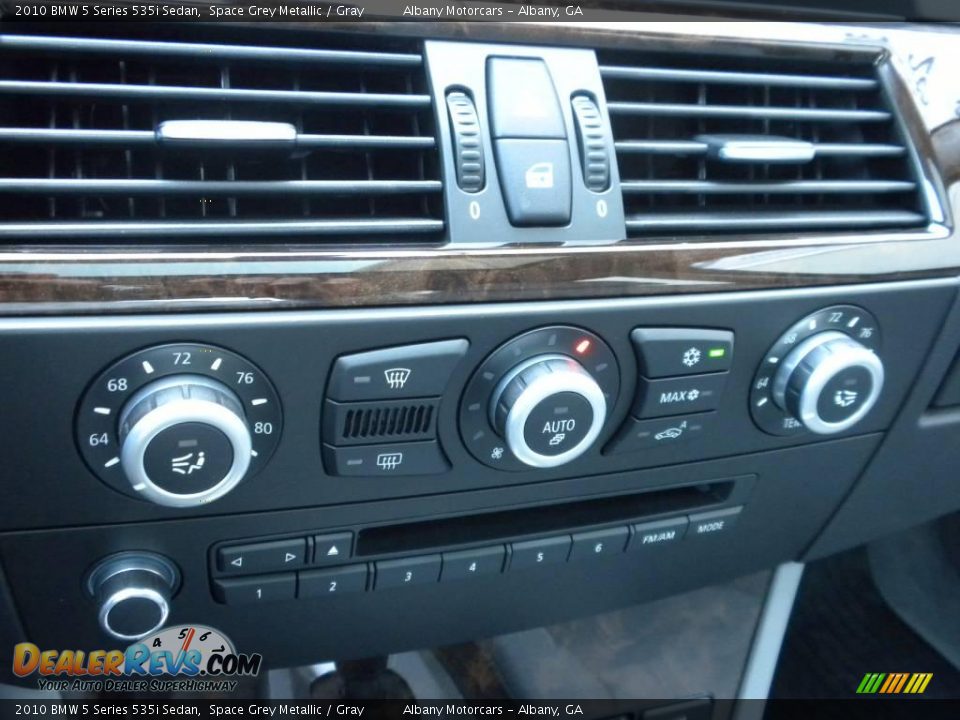 2010 BMW 5 Series 535i Sedan Space Grey Metallic / Gray Photo #22