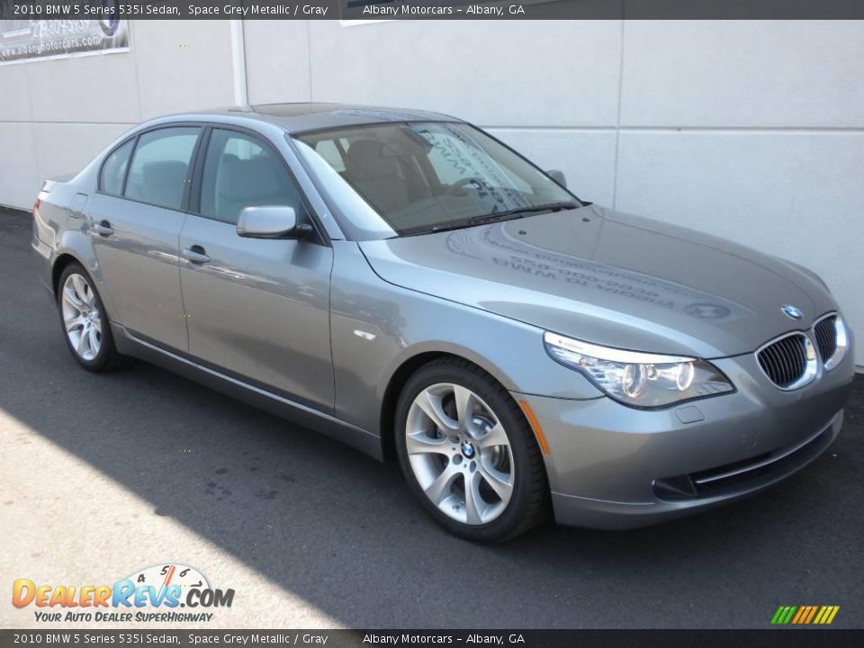 2010 BMW 5 Series 535i Sedan Space Grey Metallic / Gray Photo #27