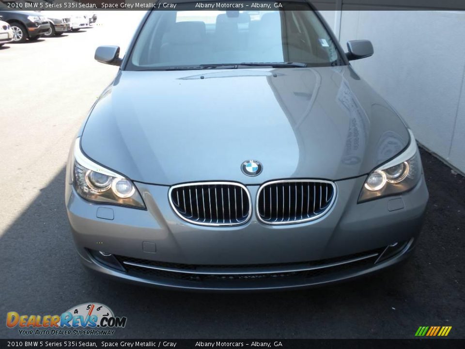 2010 BMW 5 Series 535i Sedan Space Grey Metallic / Gray Photo #28
