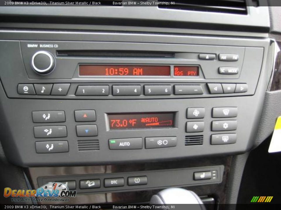 2009 BMW X3 xDrive30i Titanium Silver Metallic / Black Photo #13