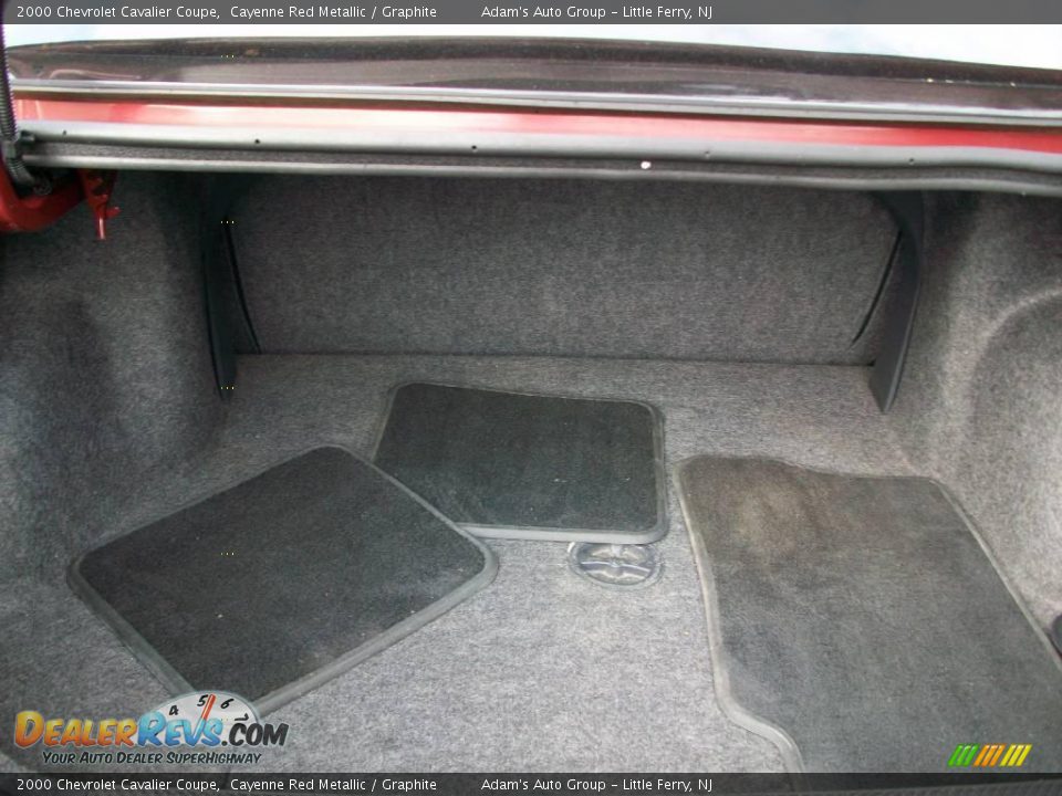 2000 Chevrolet Cavalier Coupe Cayenne Red Metallic / Graphite Photo #20