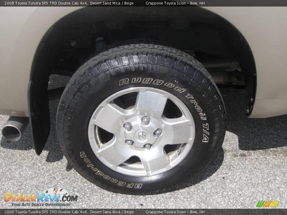 2008 Toyota Tundra SR5 TRD Double Cab 4x4 Desert Sand Mica / Beige Photo #6