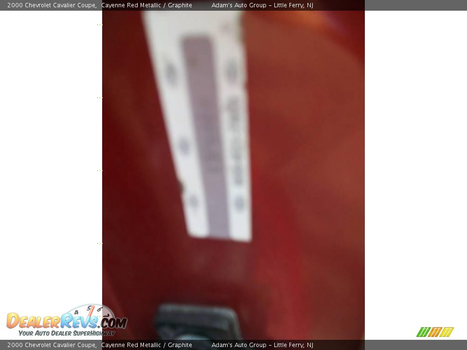 2000 Chevrolet Cavalier Coupe Cayenne Red Metallic / Graphite Photo #27