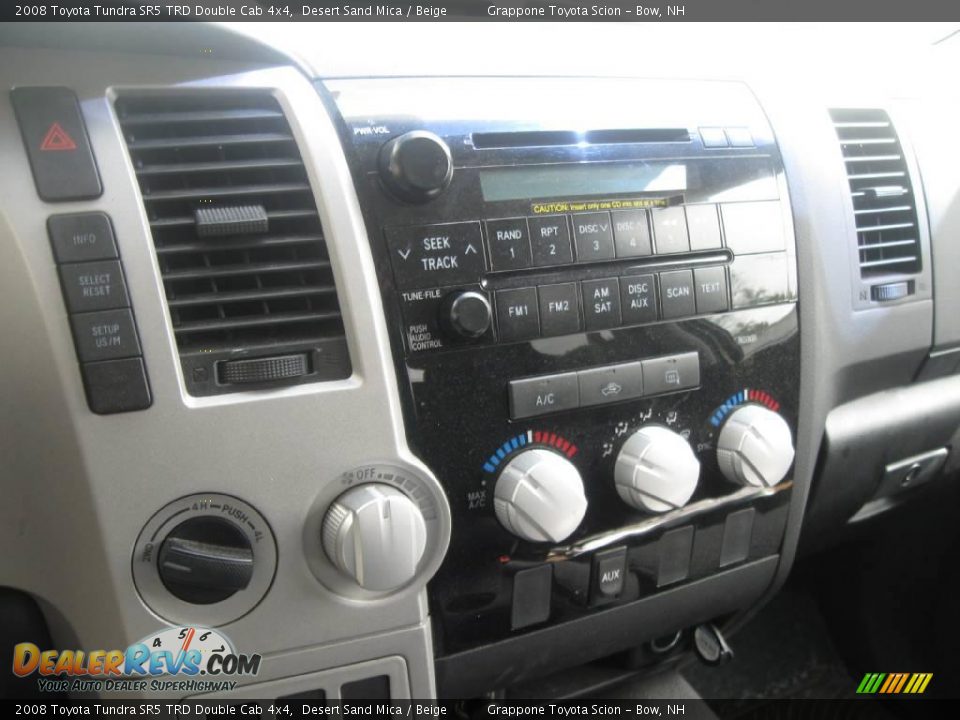 2008 Toyota Tundra SR5 TRD Double Cab 4x4 Desert Sand Mica / Beige Photo #10