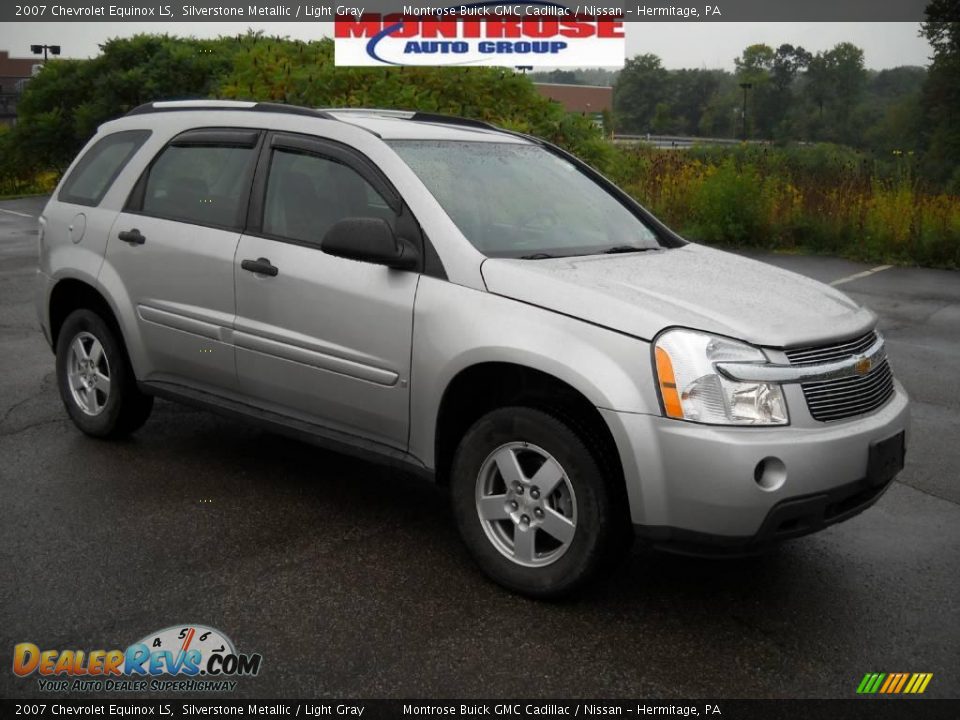 2007 Chevrolet Equinox LS Silverstone Metallic / Light Gray Photo #24