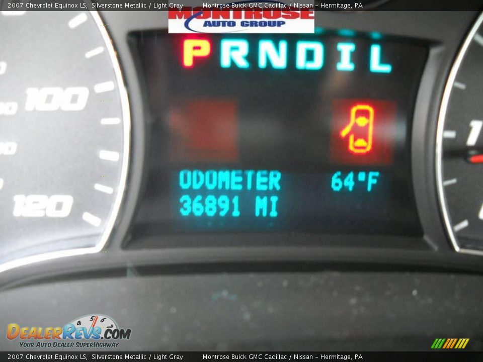 2007 Chevrolet Equinox LS Silverstone Metallic / Light Gray Photo #30