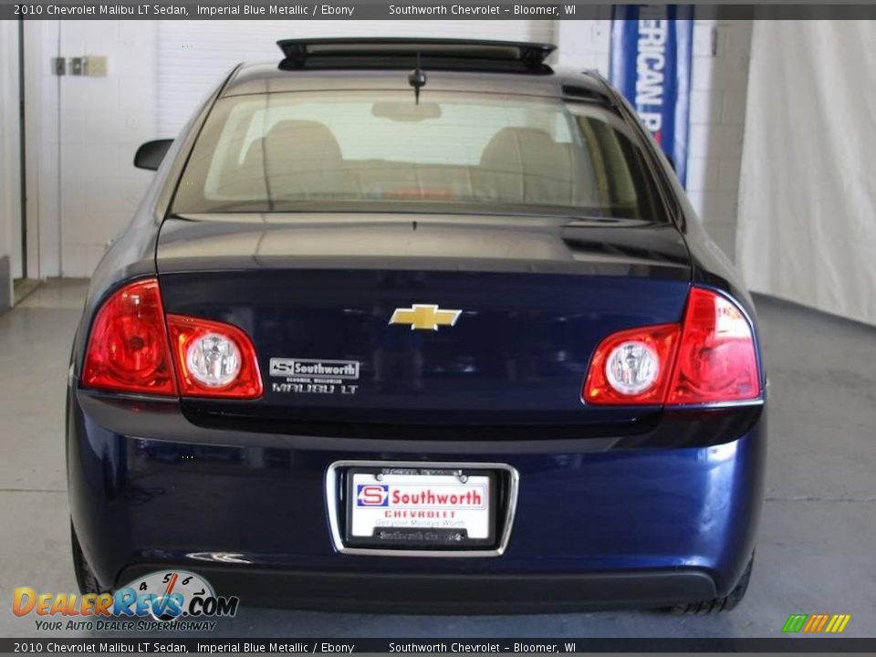 2010 Chevrolet Malibu LT Sedan Imperial Blue Metallic / Ebony Photo #3