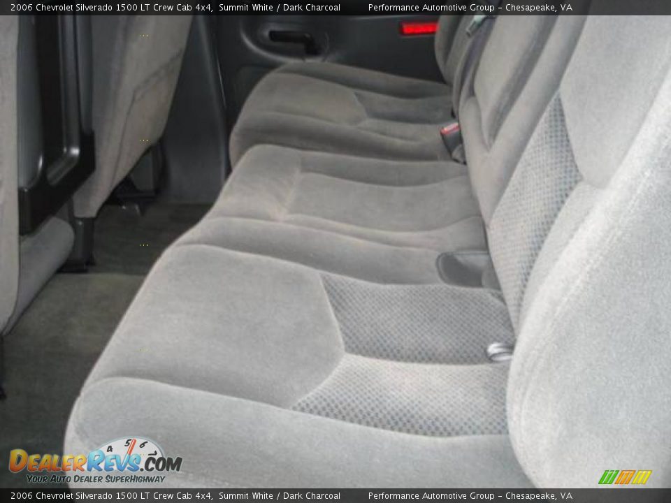 2006 Chevrolet Silverado 1500 LT Crew Cab 4x4 Summit White / Dark Charcoal Photo #11