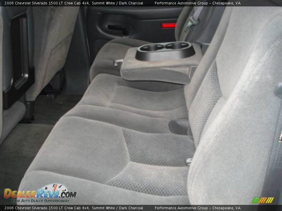 2006 Chevrolet Silverado 1500 LT Crew Cab 4x4 Summit White / Dark Charcoal Photo #12
