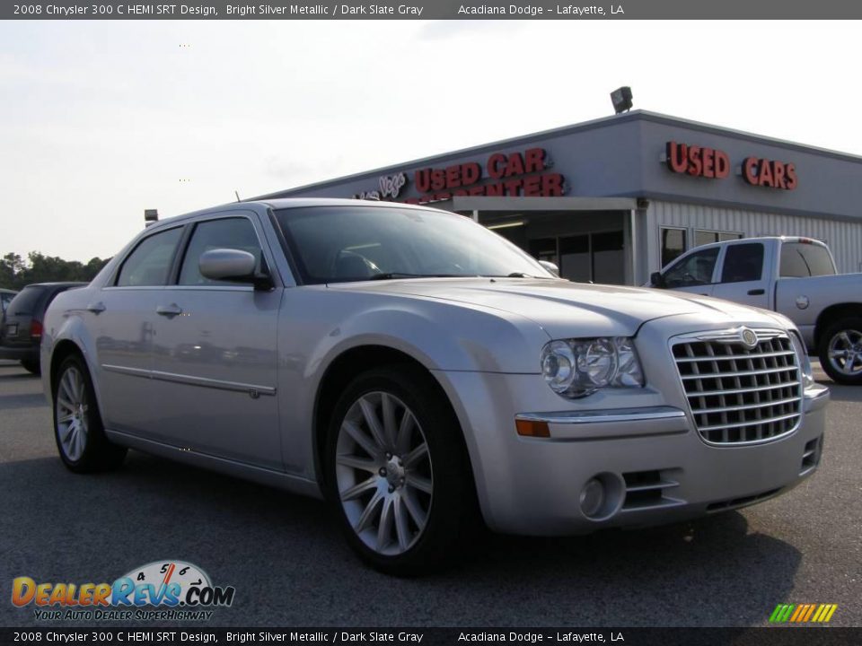2008 Chrysler 300 C HEMI SRT Design Bright Silver Metallic / Dark Slate Gray Photo #1