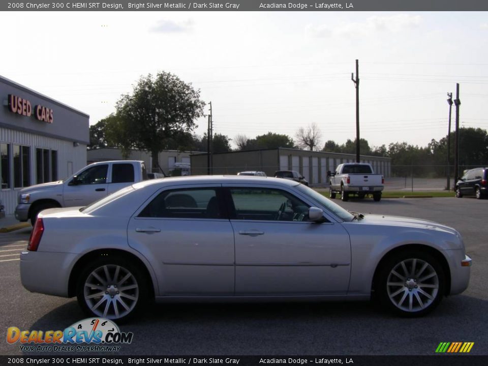 2008 Chrysler 300 C HEMI SRT Design Bright Silver Metallic / Dark Slate Gray Photo #2