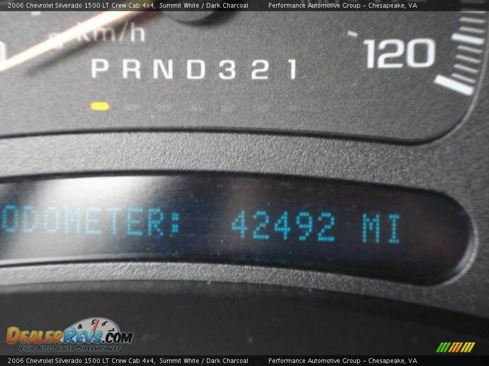 2006 Chevrolet Silverado 1500 LT Crew Cab 4x4 Summit White / Dark Charcoal Photo #26