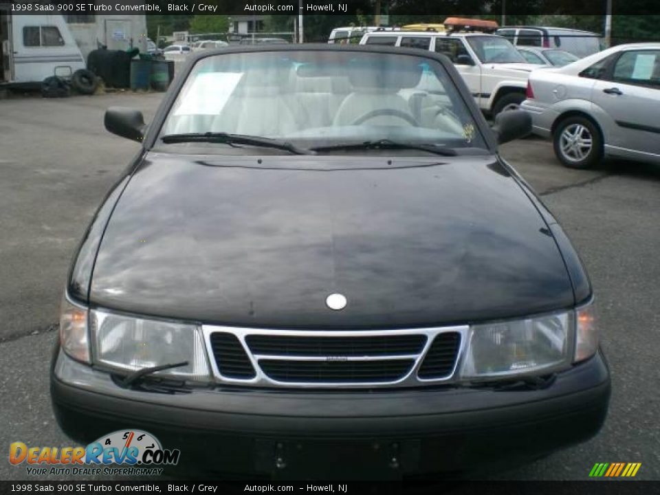 1998 Saab 900 SE Turbo Convertible Black / Grey Photo #10