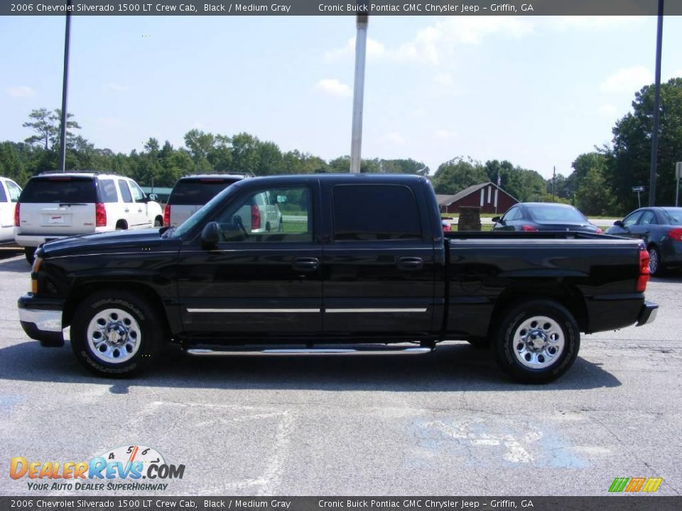 2006 Chevrolet Silverado 1500 LT Crew Cab Black / Medium Gray Photo #5