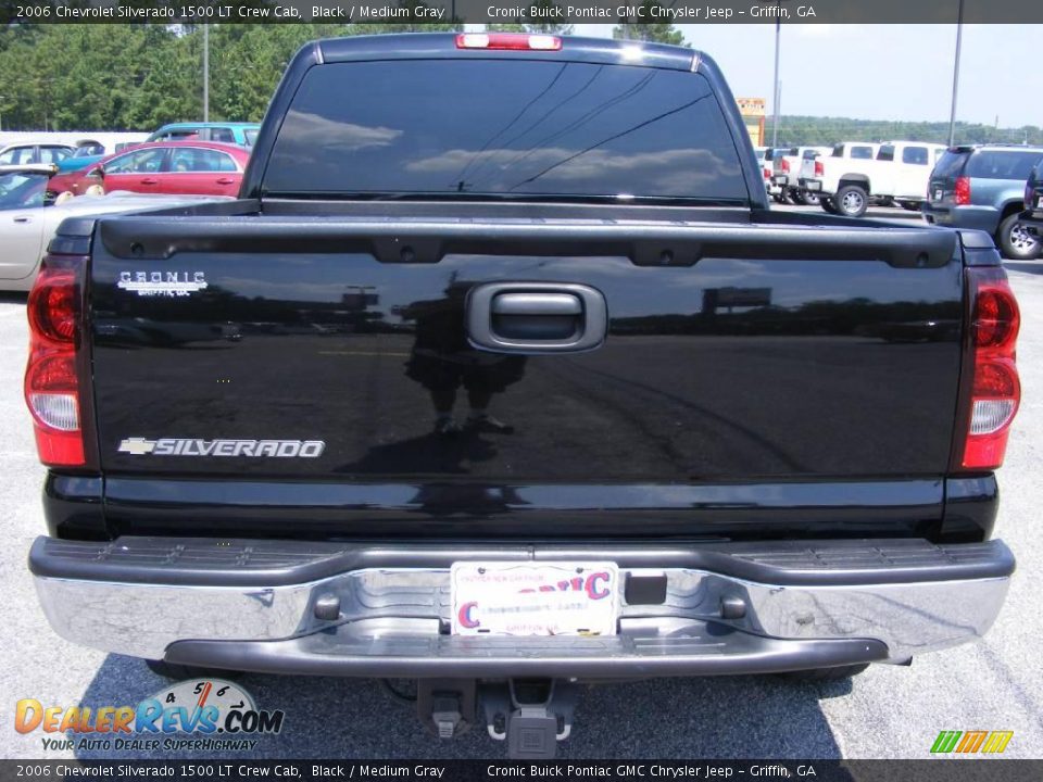 2006 Chevrolet Silverado 1500 LT Crew Cab Black / Medium Gray Photo #7