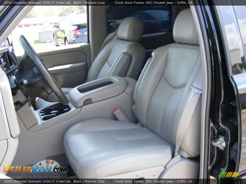 2006 Chevrolet Silverado 1500 LT Crew Cab Black / Medium Gray Photo #11