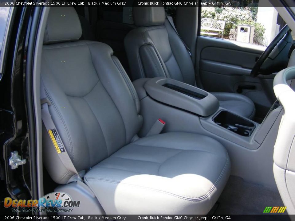 2006 Chevrolet Silverado 1500 LT Crew Cab Black / Medium Gray Photo #19