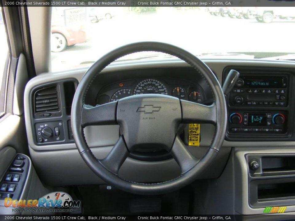 2006 Chevrolet Silverado 1500 LT Crew Cab Black / Medium Gray Photo #23