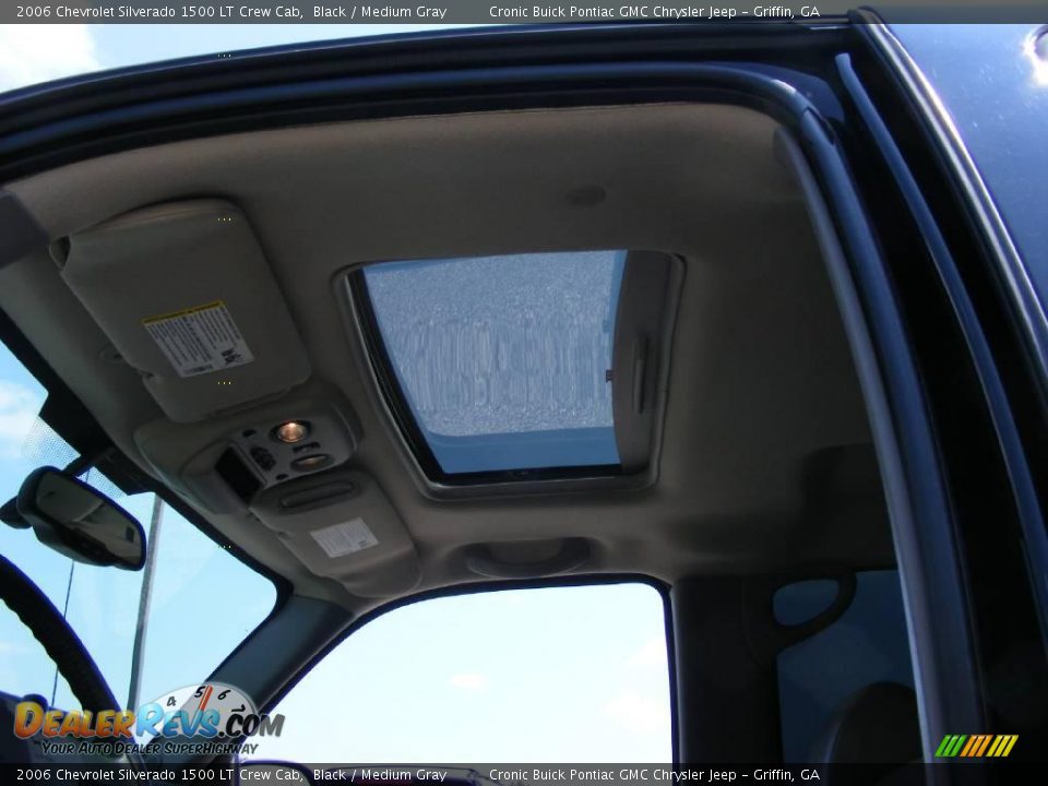 2006 Chevrolet Silverado 1500 LT Crew Cab Black / Medium Gray Photo #24