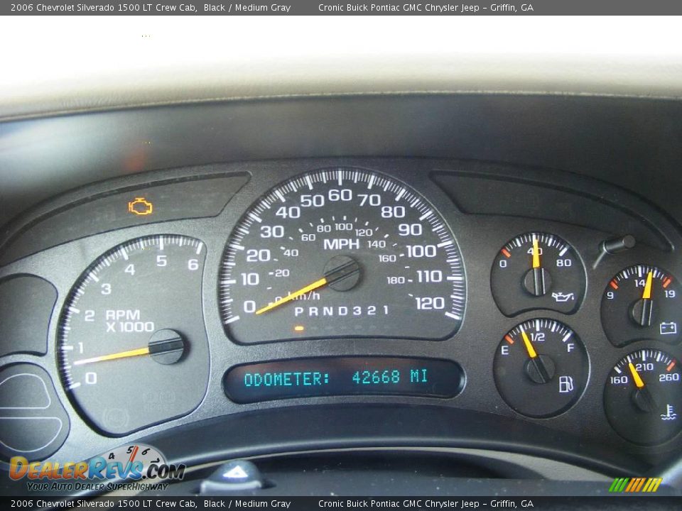 2006 Chevrolet Silverado 1500 LT Crew Cab Black / Medium Gray Photo #25