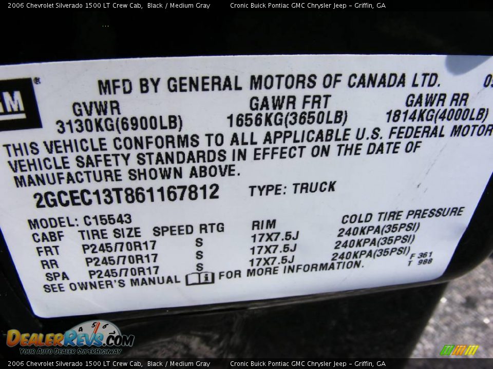 2006 Chevrolet Silverado 1500 LT Crew Cab Black / Medium Gray Photo #29