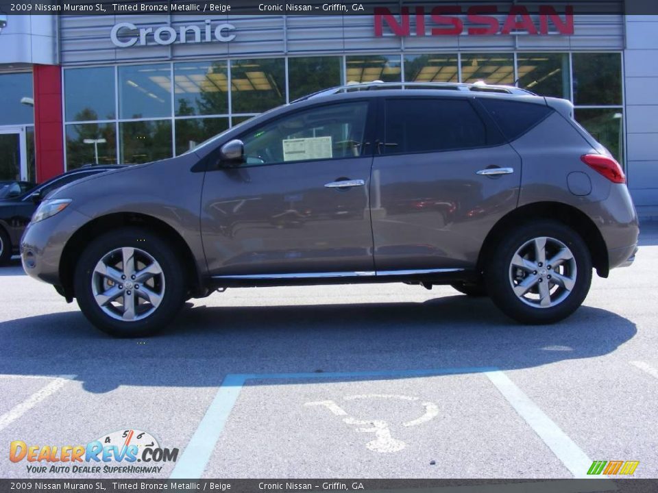 2009 Nissan Murano SL Tinted Bronze Metallic / Beige Photo #1
