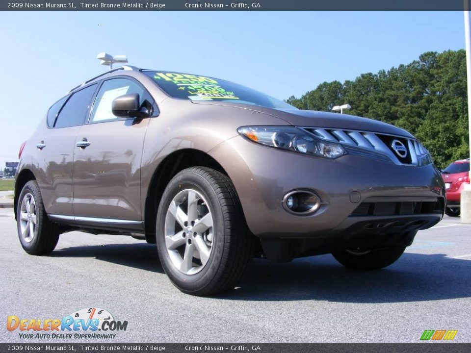 2009 Nissan Murano SL Tinted Bronze Metallic / Beige Photo #4