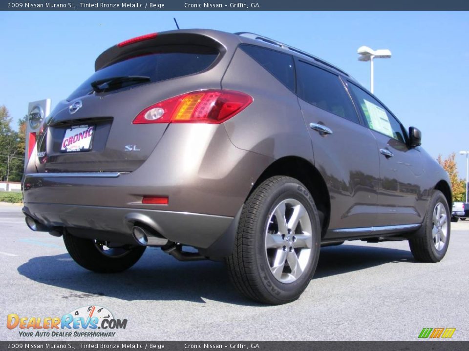 2009 Nissan Murano SL Tinted Bronze Metallic / Beige Photo #6