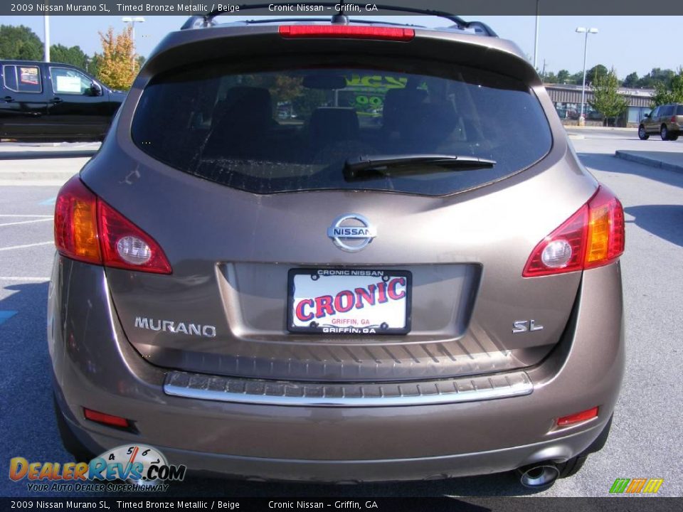 2009 Nissan Murano SL Tinted Bronze Metallic / Beige Photo #7
