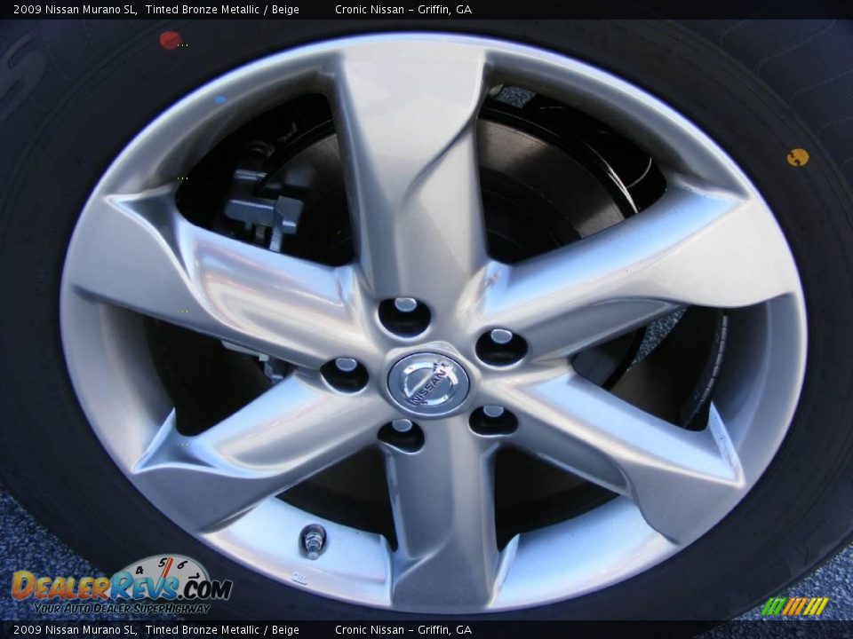 2009 Nissan Murano SL Tinted Bronze Metallic / Beige Photo #9