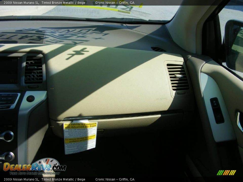 2009 Nissan Murano SL Tinted Bronze Metallic / Beige Photo #12