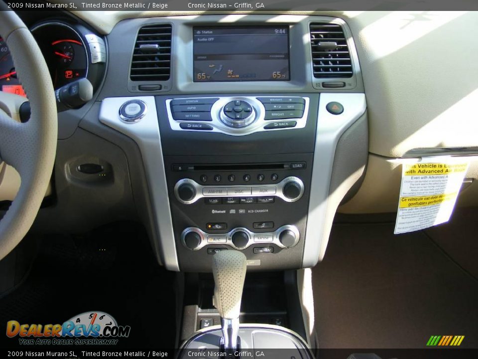 2009 Nissan Murano SL Tinted Bronze Metallic / Beige Photo #13