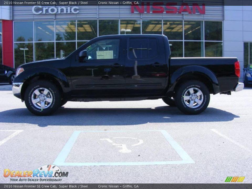 2010 Nissan Frontier SE Crew Cab Super Black / Steel Photo #1