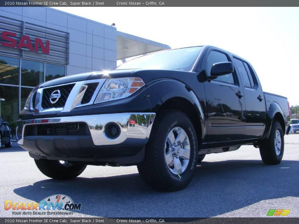 2010 Nissan Frontier SE Crew Cab Super Black / Steel Photo #2