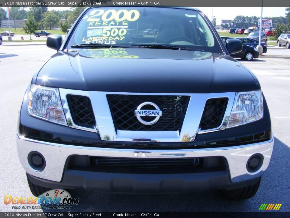 2010 Nissan Frontier SE Crew Cab Super Black / Steel Photo #3