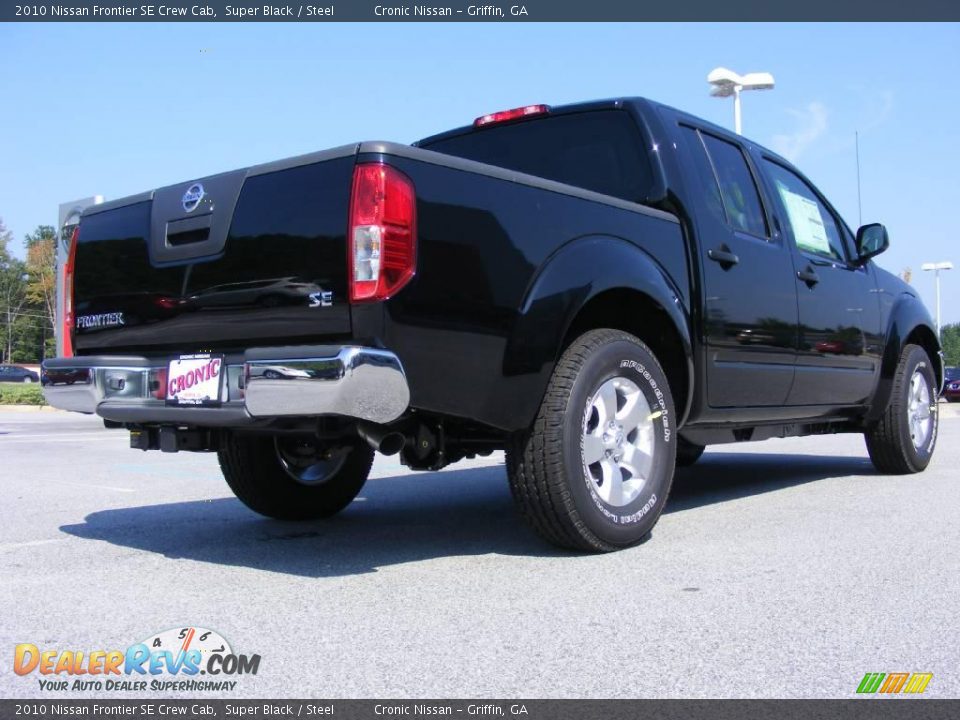 2010 Nissan Frontier SE Crew Cab Super Black / Steel Photo #6