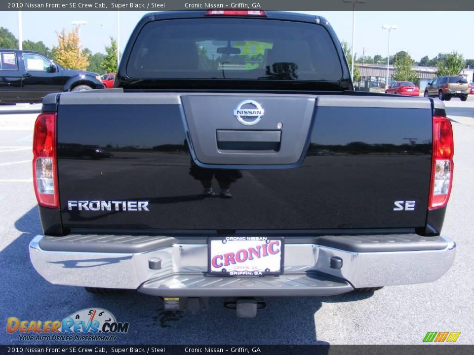 2010 Nissan Frontier SE Crew Cab Super Black / Steel Photo #7