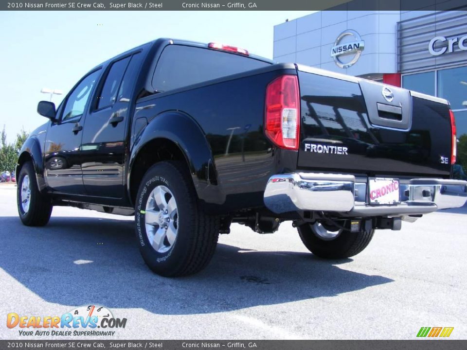 2010 Nissan Frontier SE Crew Cab Super Black / Steel Photo #8