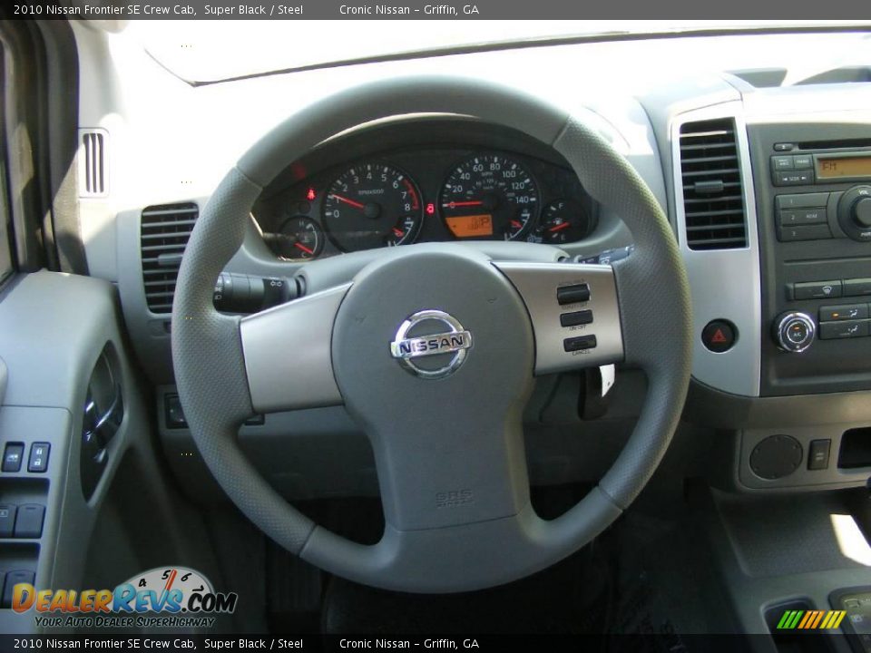 2010 Nissan Frontier SE Crew Cab Super Black / Steel Photo #13