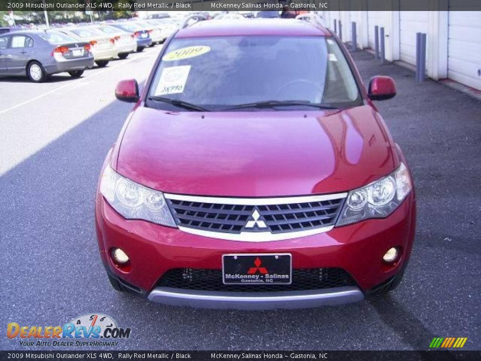 2009 Mitsubishi Outlander XLS 4WD Rally Red Metallic / Black Photo #6