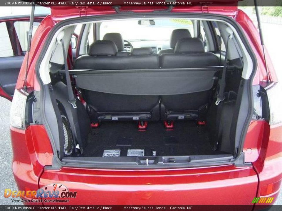 2009 Mitsubishi Outlander XLS 4WD Rally Red Metallic / Black Photo #13