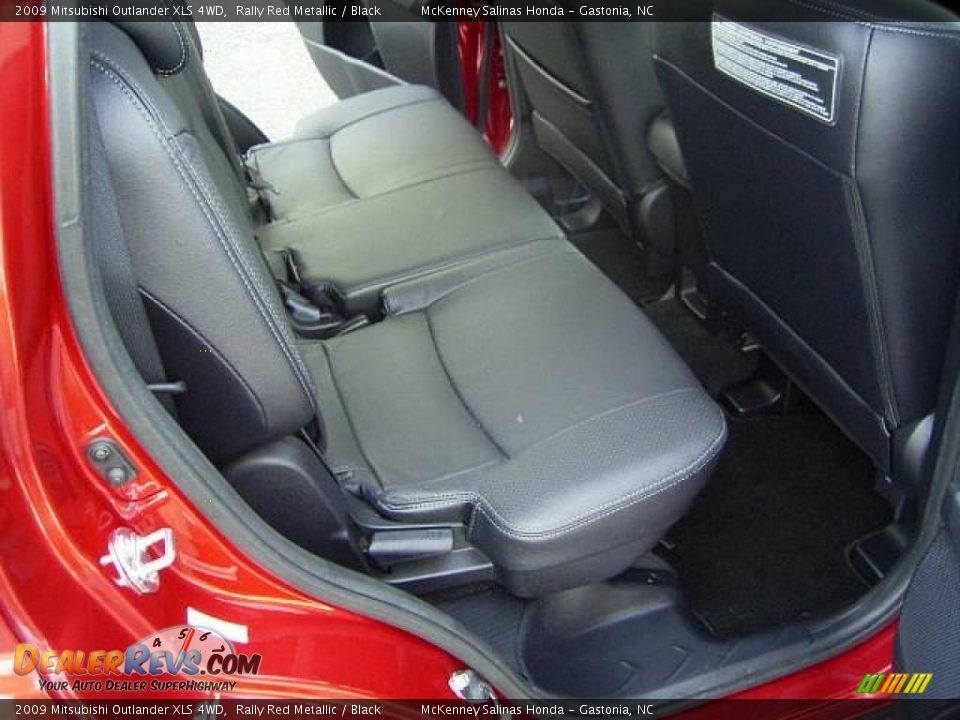 2009 Mitsubishi Outlander XLS 4WD Rally Red Metallic / Black Photo #14