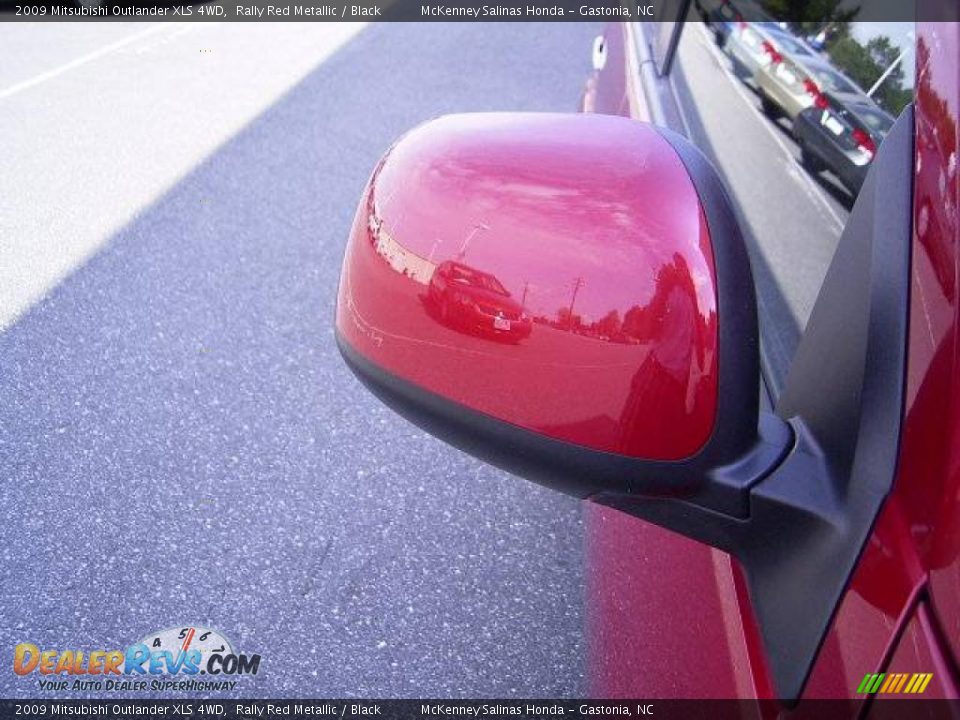 2009 Mitsubishi Outlander XLS 4WD Rally Red Metallic / Black Photo #23