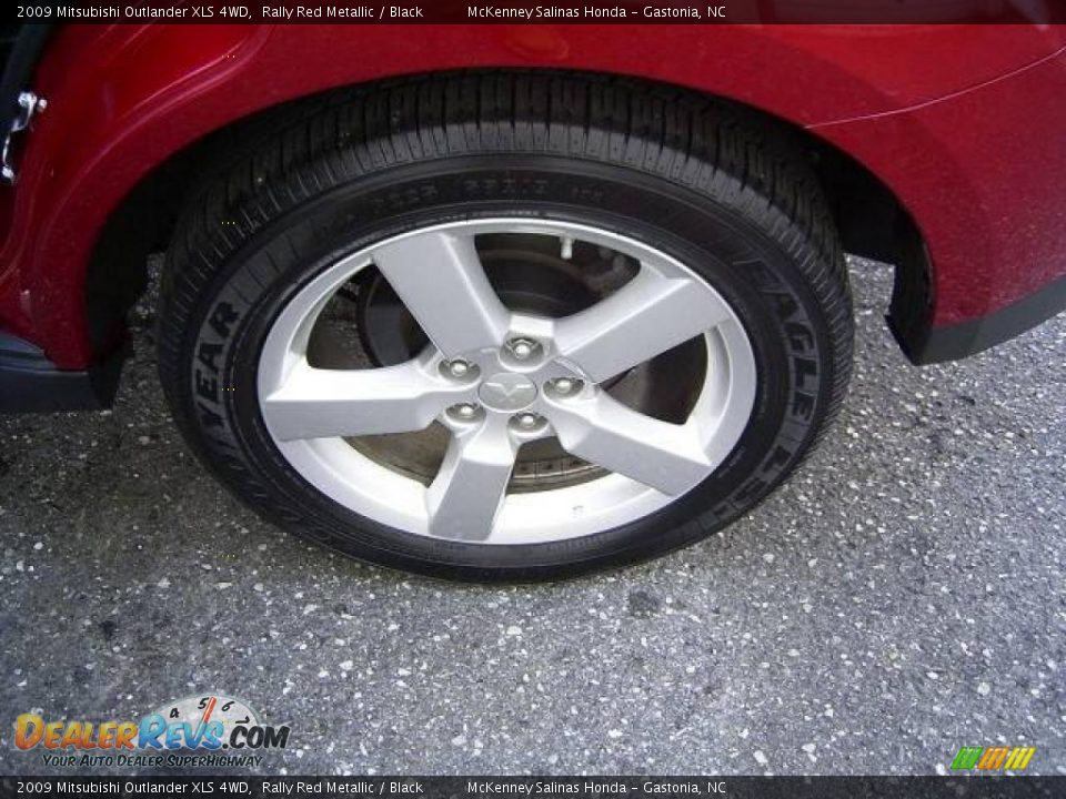 2009 Mitsubishi Outlander XLS 4WD Rally Red Metallic / Black Photo #26