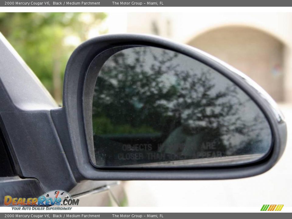 2000 Mercury Cougar V6 Black / Medium Parchment Photo #28