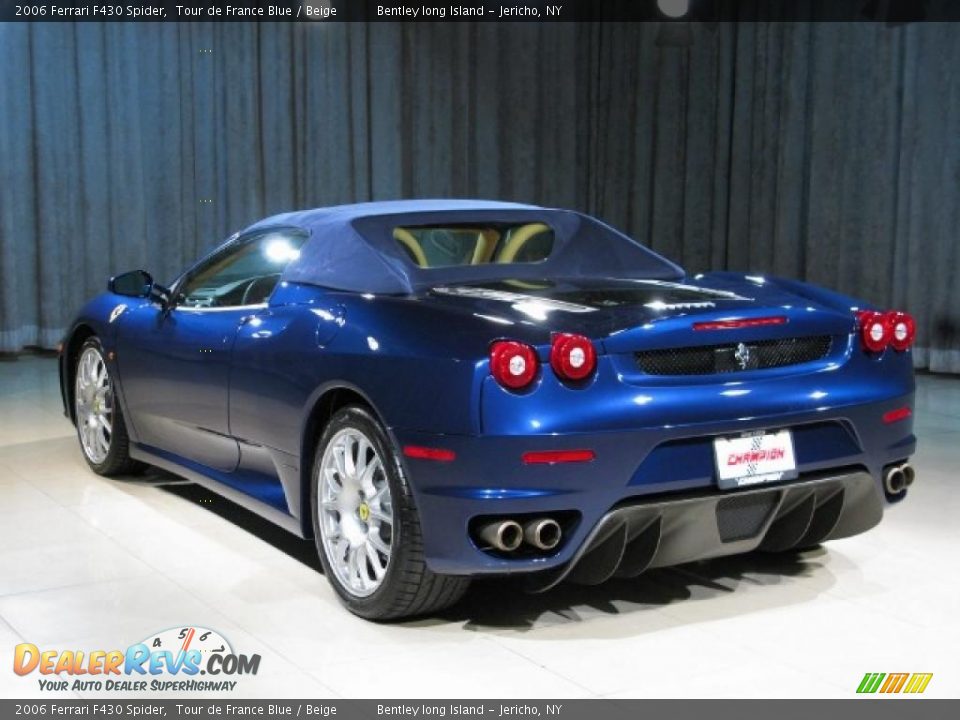 2006 Ferrari F430 Spider Tour de France Blue / Beige Photo #2