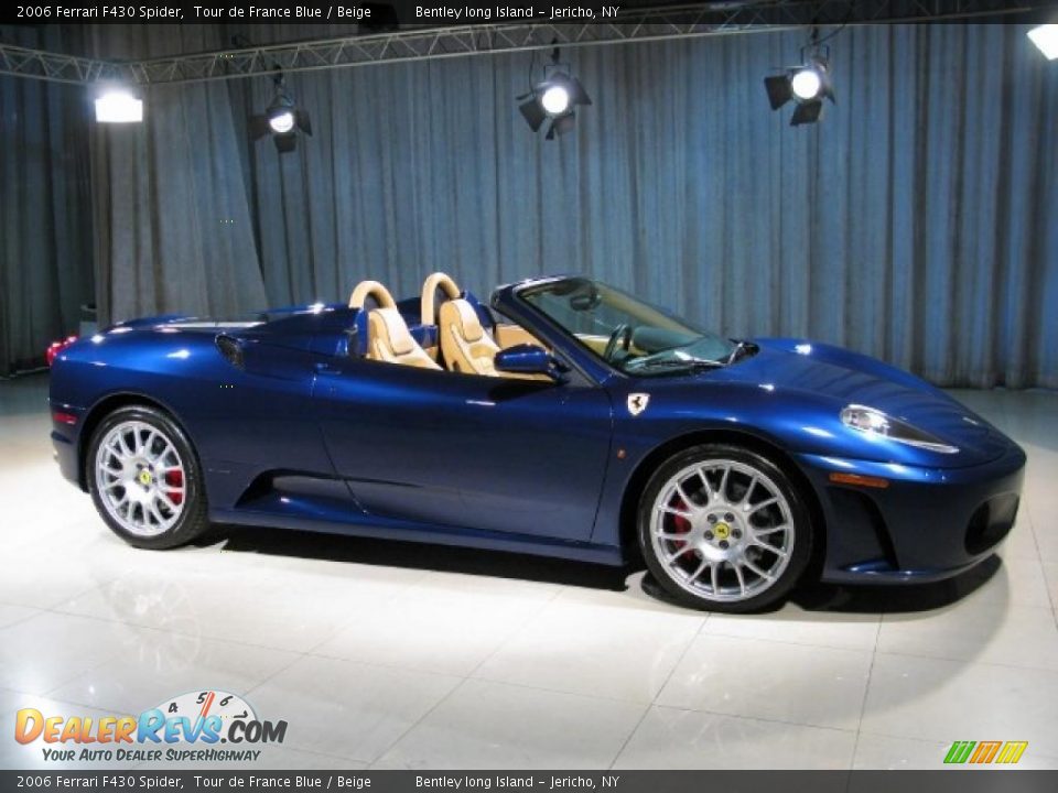 Tour de France Blue 2006 Ferrari F430 Spider Photo #3