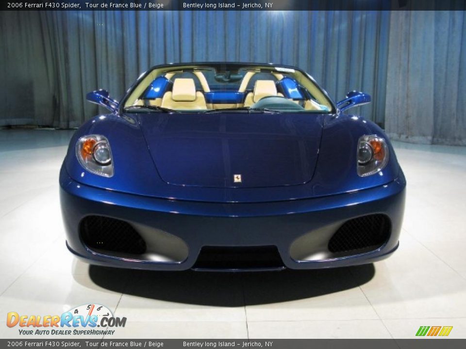 2006 Ferrari F430 Spider Tour de France Blue / Beige Photo #4