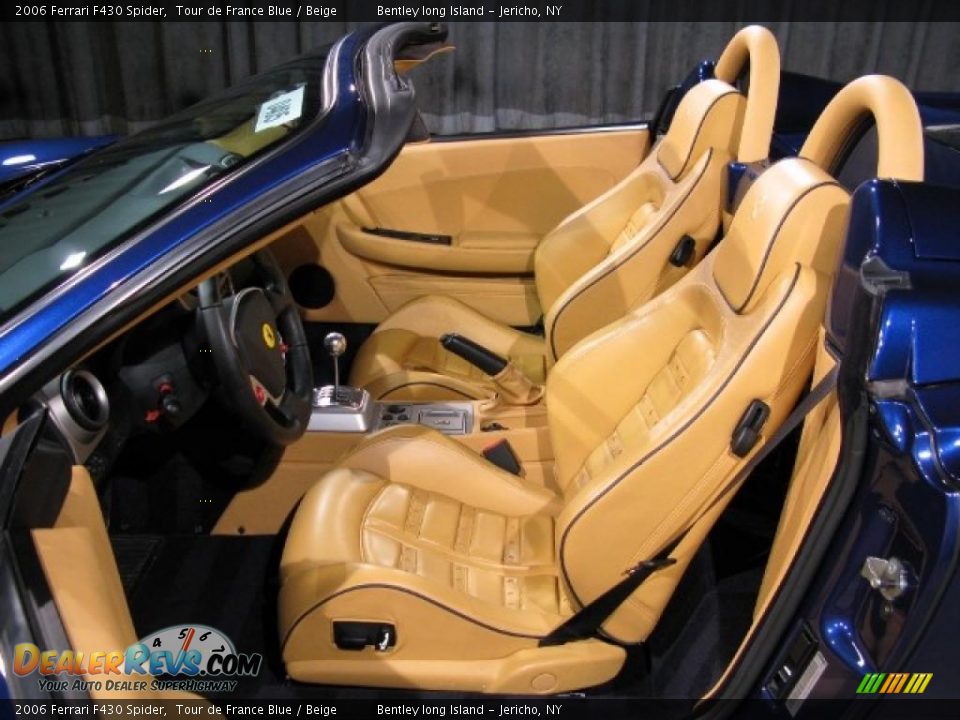 Beige Interior - 2006 Ferrari F430 Spider Photo #6