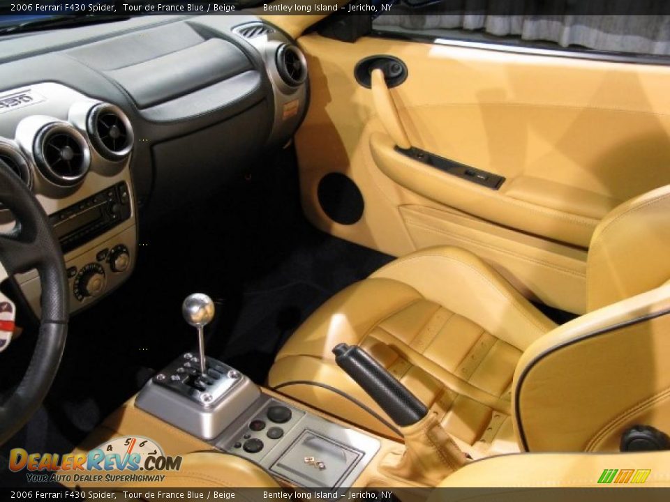Beige Interior - 2006 Ferrari F430 Spider Photo #11